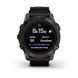 Смарт-часы Garmin Epix Pro (Gen 2) - Sapphire Edition 47 mm - темно-серый титан DLC Carbon с кожаным ремешком 9