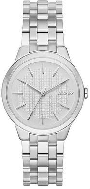Часы наручные женские DKNY NY2381 кварцевые, циферблат с мелким узором из логотипа, США