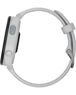 Смарт-часы Garmin Forerunner 165, силиконовый ремешок цвета туманно-серый/белый камень