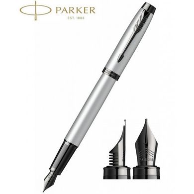 Ручка перьевая Parker IM 17 Achromatic 22 811 из нержавеющей стали