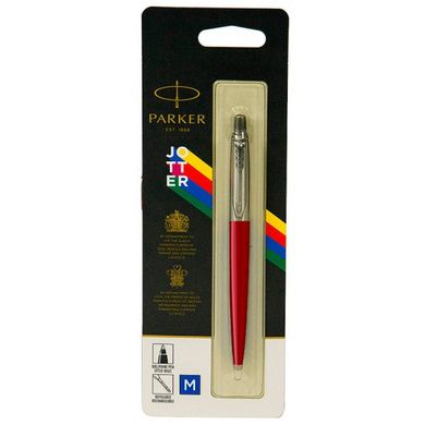 Ручка шариковая Parker JOTTER 17 Standart Red CT BP блистер 15 736 из пластика, отделка хромом