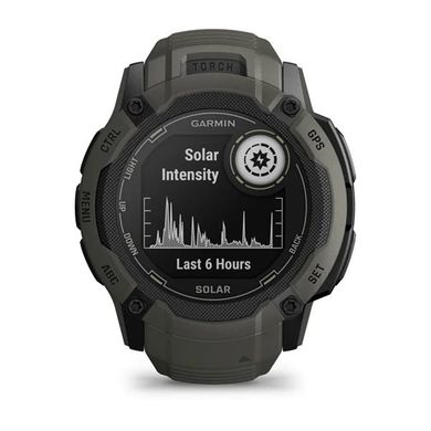 Смарт-годинник Garmin Instinct 2X Solar кольору моху