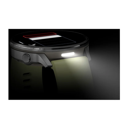 Смарт-годинник Garmin Venu 4 (45 мм) сріблястий із цитриновим силіконовим ремінцем