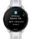 Смарт-часы Garmin Forerunner 165, силиконовый ремешок цвета туманно-серый/белый камень