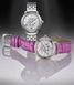 Часы наручные женские Aerowatch 44960 AA05 кварцевые с бабочками и бриллиантом, розовый кожаный ремешок 3