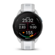 Смарт-часы Garmin Forerunner 165, силиконовый ремешок цвета туманно-серый/белый камень