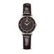 Часы наручные женские Hanowa 16-6053.04.007 кварцевые, черный ремешок из кожи, Швейцария 1