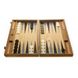 BOD1 Handmade inlaid Backgammon Faggio Fossile Large with side racks 1