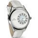 Наручные часы 1672-2-1063 white mop, ss crown onyx, white leather (Seculus)