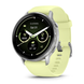 Смарт-годинник Garmin Venu 4 (45 мм) сріблястий із цитриновим силіконовим ремінцем