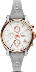 Часы наручные женские FOSSIL ES4045 кварцевые, кожаный ремешок, США