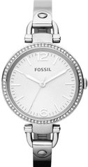 Часы наручные женские FOSSIL ES3225 кварцевые, с фианитами, серебристые, США