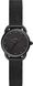 Часы наручные женские FOSSIL ES4489 кварцевые, "миланский" браслет, черные, США 1
