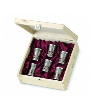 Набор из 6-ти рюмок &laquo;Рубин&raquo; 13130 Artina 6 Shot Glasses "Rubin" 6 cm