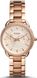 Часы наручные женские FOSSIL ES4264 кварцевые, на браслете, цвет розового золота, США 1