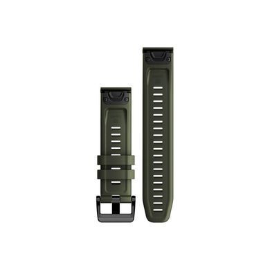Ремешок Garmin QuickFit для часов Fenix 5/6/7 и Epix 2 силиконовый цвета мха, 22 мм