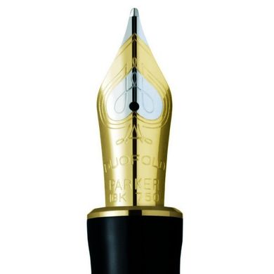 Ручка перьевая Parker Duofold Black New FP 97 012Ч с золотым пером