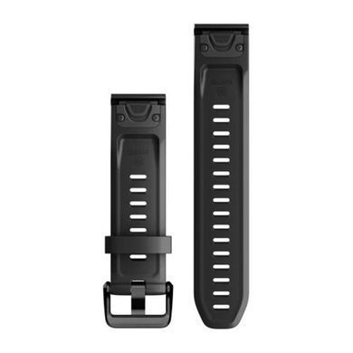 Ремінець Garmin QuickFit 20 для годинників Fenix 7S/Pro/6S/5S, Epix Pro (Gen 2) | 42 мм, Instinct 2S та інших чорний