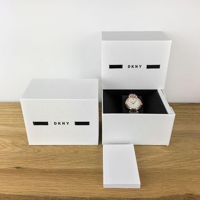 Часы наручные женские DKNY NY2828 кварцевые, декоративный браслет, серебристые, США