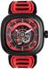 Часы наручные мужские SEVENFRIDAY SF-P3B/06 с автоподзаводом, Швейцария (модель "Красная гоночная команда") 1