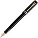 Ручка перова Parker Duofold Black New FP 97 012Ч з золотим пером 3