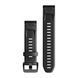 Ремінець Garmin QuickFit 20 для годинників Fenix 7S/Pro/6S/5S, Epix Pro (Gen 2) | 42 мм, Instinct 2S та інших чорний