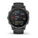 Смарт-часы Garmin Fenix 6S Sapphire серые с DLC-покрытием и с черным ремешком