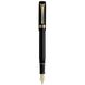 Ручка перова Parker Duofold Black New FP 97 012Ч з золотим пером 1