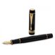 Ручка перова Parker Duofold Black New FP 97 012Ч з золотим пером 4