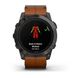 Смарт-часы Garmin Epix Pro (Gen 2) - Sapphire Edition 51 mm - титан DLC Carbon с каштановым кожаным ремешком 11