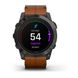 Смарт-часы Garmin Epix Pro (Gen 2) - Sapphire Edition 51 mm - титан DLC Carbon с каштановым кожаным ремешком 3