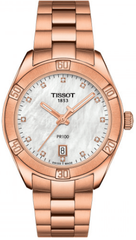 Часы наручные женские с бриллиантами Tissot PR 100 SPORT CHIC T101.910.33.116.00