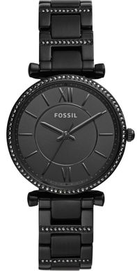 Годинники наручні жіночі FOSSIL ES4488 кварцові, на браслеті, чорні, США