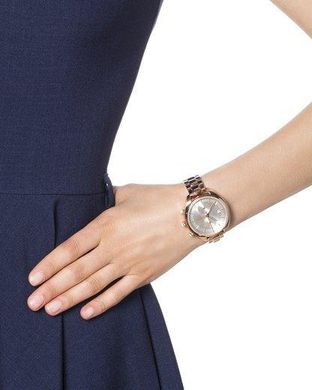 Часы наручные женские FOSSIL CH2977 кварцевые, на браслете, цвет розовое золото, США