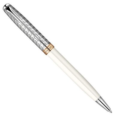 Кулькова ручка Parker Sonnet Metal & Pearl CT BP 85 532M