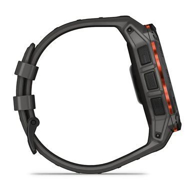 Смарт-годинник Garmin Instinct 3 (50 мм) Solar чорний/вугільний