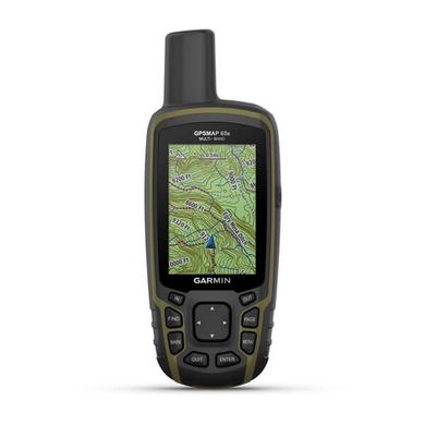 Туристичний GPS-навігатор Garmin GPSMAP 65S з картами TopoActive Європи і датчиками ABC