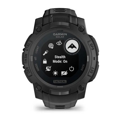 Смарт-годинник Garmin Instinct 3 (45 мм) Solar Tactical Edition чорний