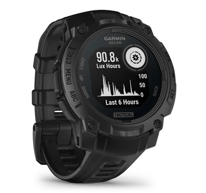 Смарт-годинник Garmin Instinct 3 (45 мм) Solar Tactical Edition чорний