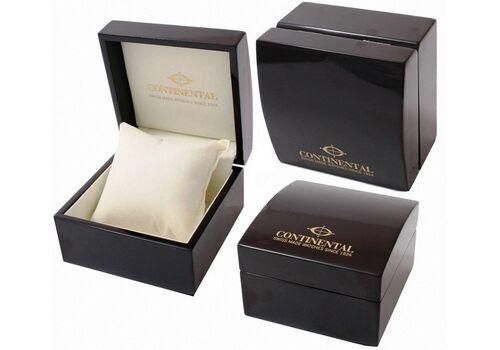 Часы наручные женские Continental 15001-LT101571 кварцевые, овальный корпус с фианитами, стальной браслет