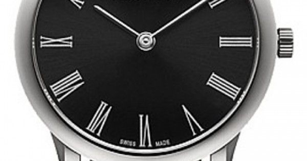 Часы наручные мужские Aerowatch 47949 AA01 кварцевые с черным циферблатом и кожаным ремешком
