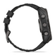 Смарт-годинник Garmin Fenix 8 &ndash; 51 мм, AMOLED Sapphire, титан з DLC-покриттям Carbon Gray і силіконовим ремінцем чорного/сірого кольору