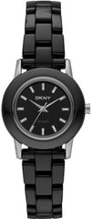 Годинники наручні жіночі DKNY NY8296 кварцові, сталь/кераміка, чорні, США