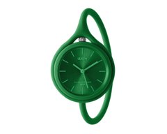 Часы универсальные LEXON LM112V4 с ремешком из силикона, зеленые