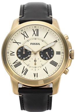Часы наручные мужские FOSSIL FS5272 кварцевые, ремешок из кожи, США