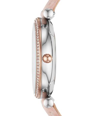 Часы наручные женские FOSSIL ES4484 кварцевые, с фианитами, цвет розового золота, США