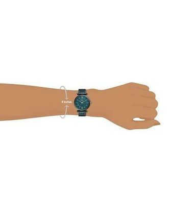 Часы наручные женские FOSSIL ES4427 кварцевые, на браслете, зеленые, США