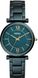 Часы наручные женские FOSSIL ES4427 кварцевые, на браслете, зеленые, США 1