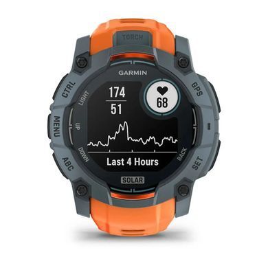 Смарт-годинник Garmin Instinct 3 (50 мм) Solar, колір сутінковий/сонячний