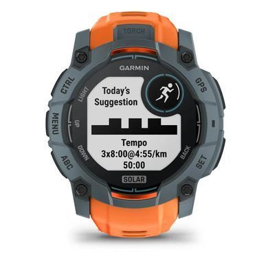 Смарт-годинник Garmin Instinct 3 (50 мм) Solar, колір сутінковий/сонячний